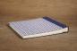 Preview: Photo album "Blue hearts", handmade photo album, for gluing, blue linen back